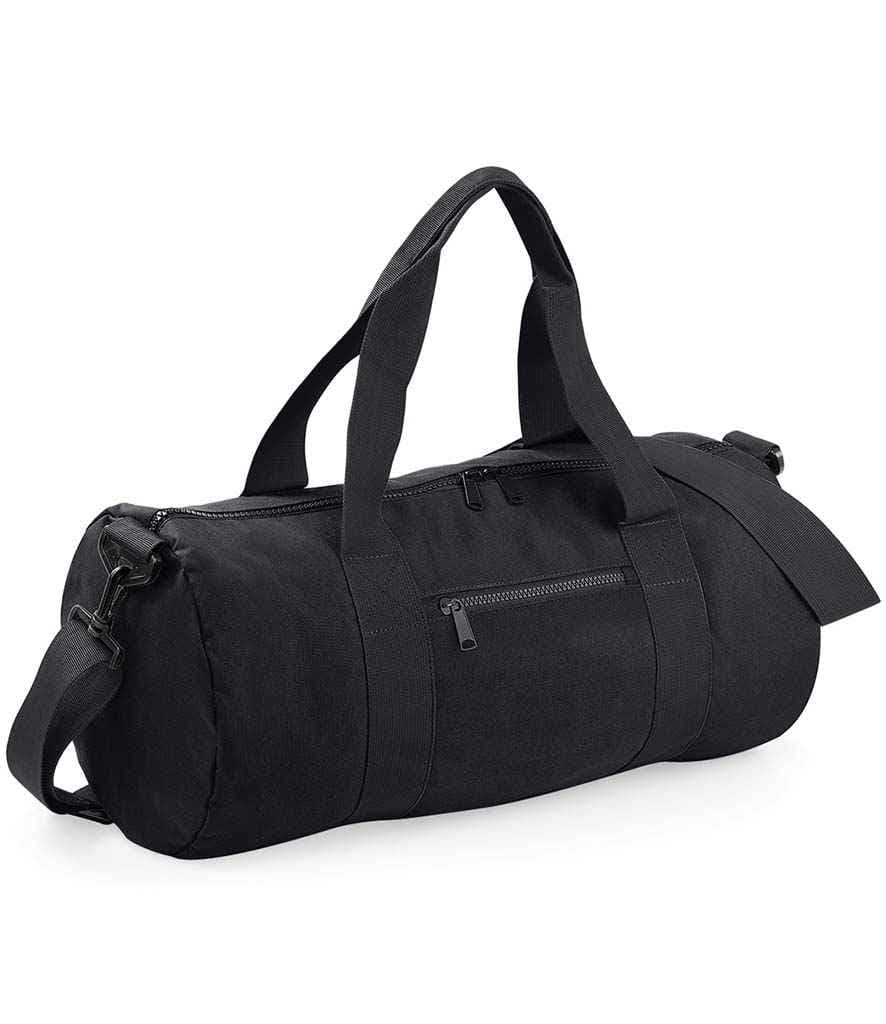 BagBase Original Barrel Bag, Black/Black, view 1 of 1