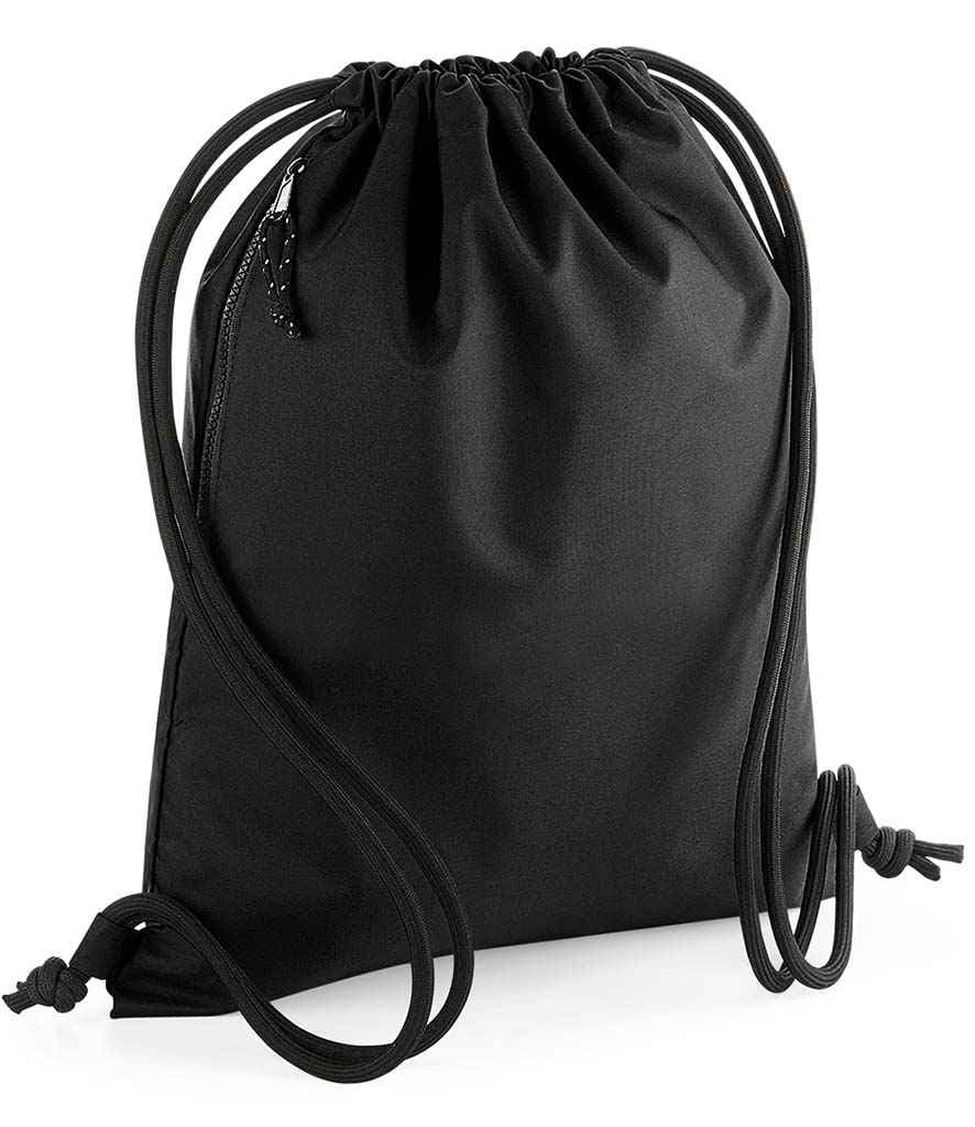 BagBase Recycled Gymsac, Black, view 1 of 1