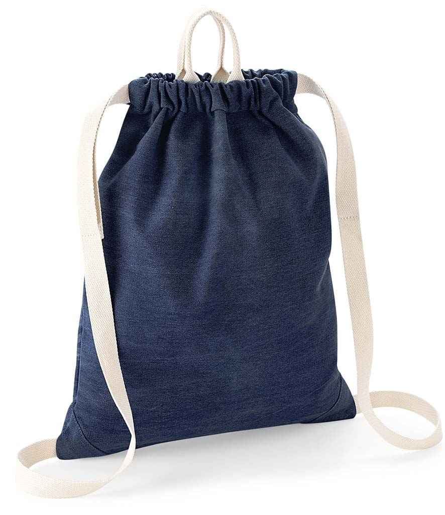 BagBase Denim Gymsac, Denim Blue, view 1 of 1