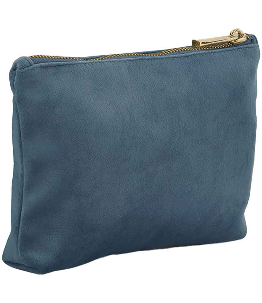 BagBase Velvet Accessory Bag, Blue Topaz, view 1 of 1