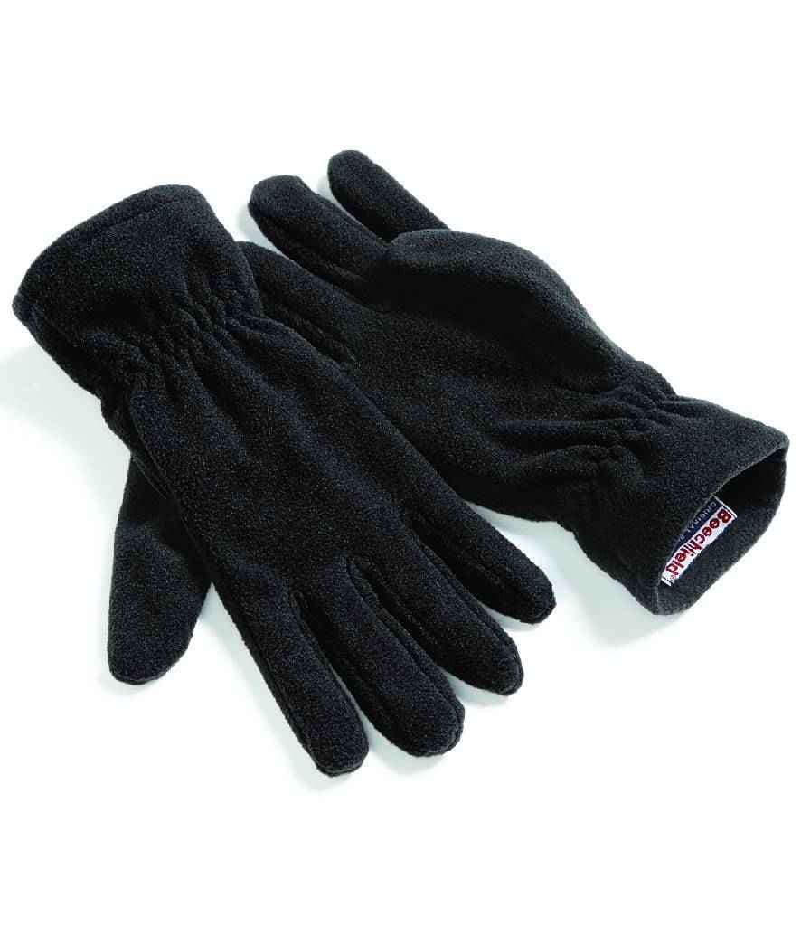 Beechfield Suprafleece® Alpine Gloves, Black, view 1 of 1