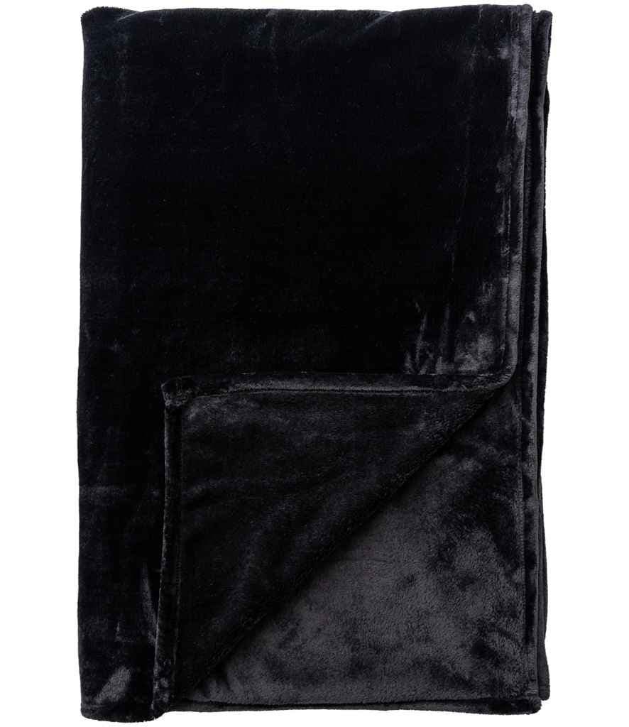 Brand Lab Extra Large Plush Fleece Blanket, Black, view 1 of 1