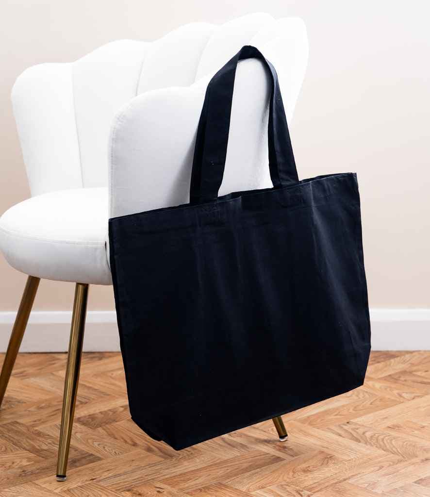 Brand Lab Organic Oversized Tote Bag, Black, view 1 of 1