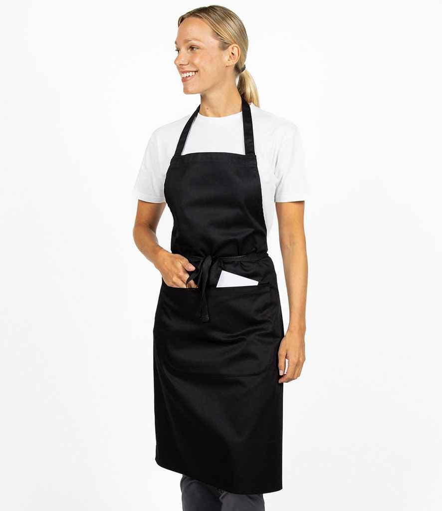 Dennys Low Cost Apron with Pocket, Black, view 1 of 1