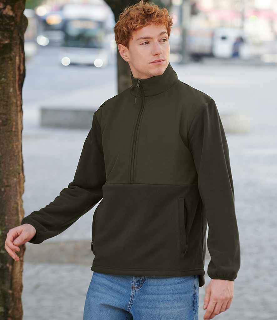 Front Row 1/2 Zip Micro Fleece, Black, view 1 of 1
