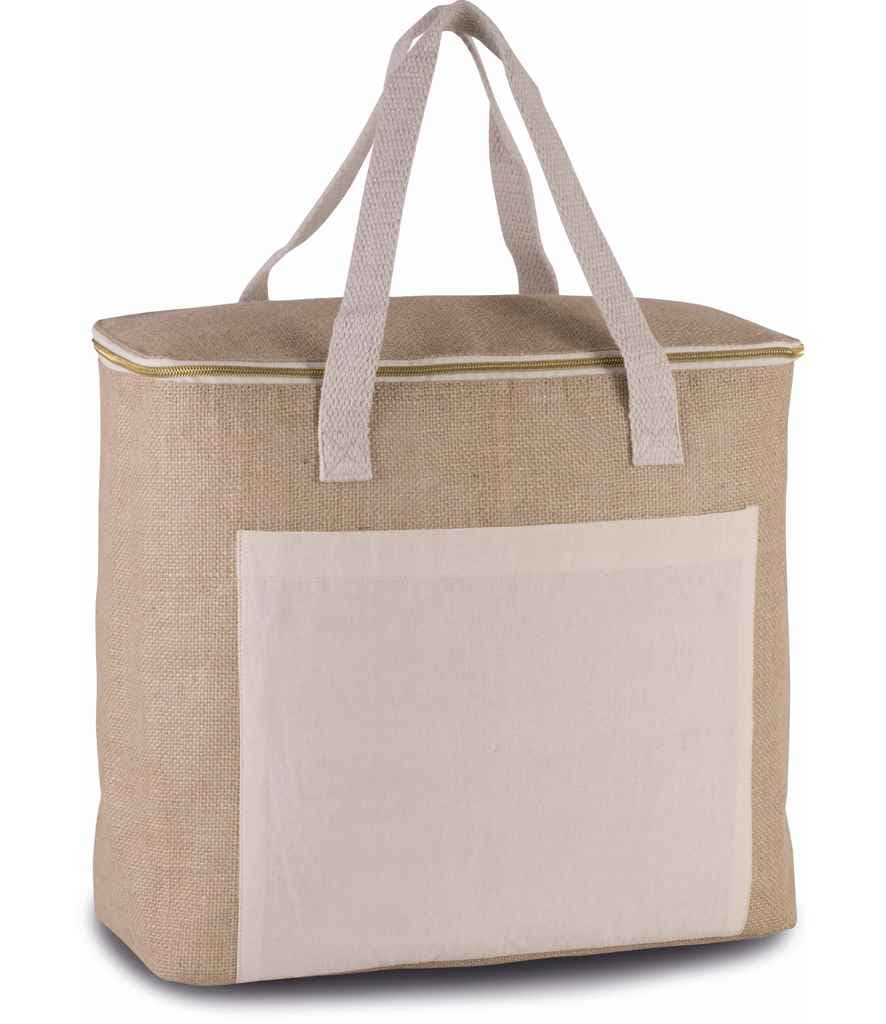 Kimood Large Jute Cool Bag, Natural, view 1 of 1