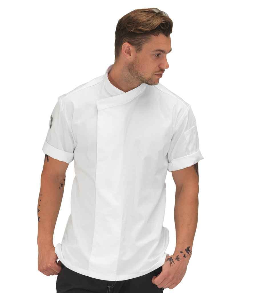 Le Chef Short Sleeve Academy Tunic, White, view 1 of 1