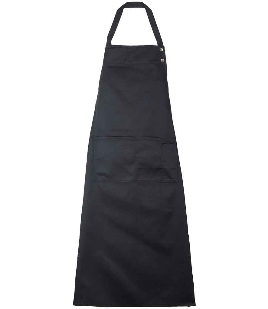 NEOBLU Edgar Poly/Cotton Bib Apron, Deep Black, view 1 of 1