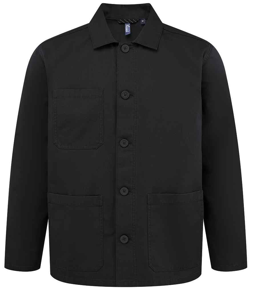 Premier Unisex Utility 2.0 Chore Jacket, Stay Black, view 1 of 1