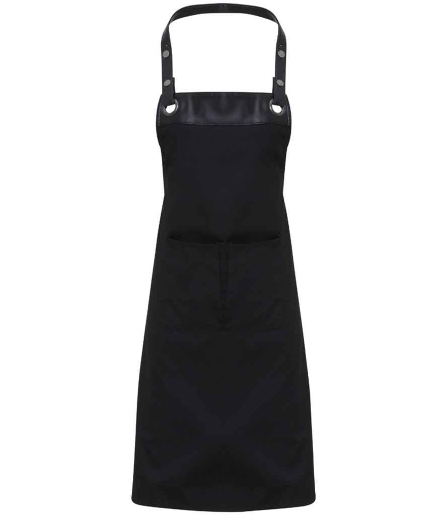 Premier Espresso Bib Apron, Black/Black, view 1 of 1