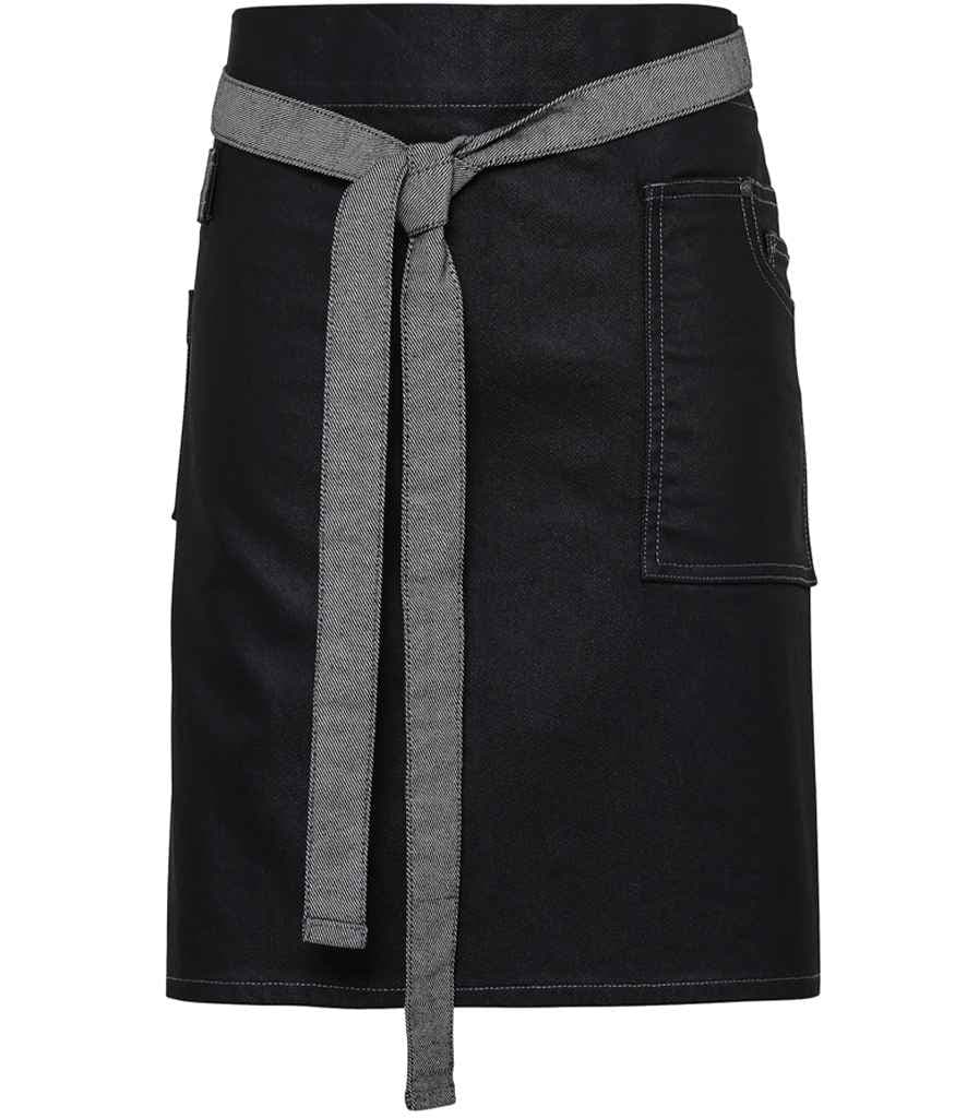 Premier Division Waist Apron, Black Denim, view 1 of 1