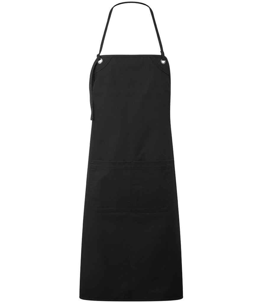 Premier 'Artisan's Choice' Double Pocket Canvas Apron, Black, view 1 of 1