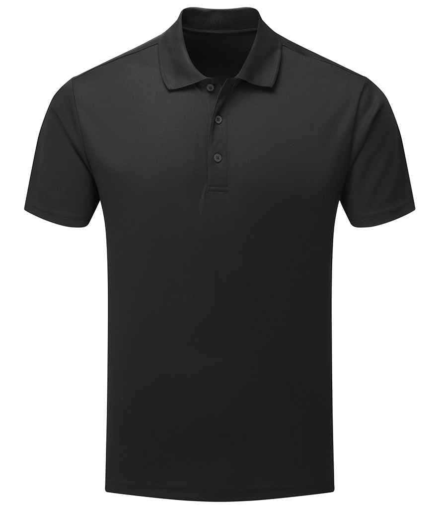 Premier Spun Dyed Recycled Polo Shirt, Black, view 1 of 1