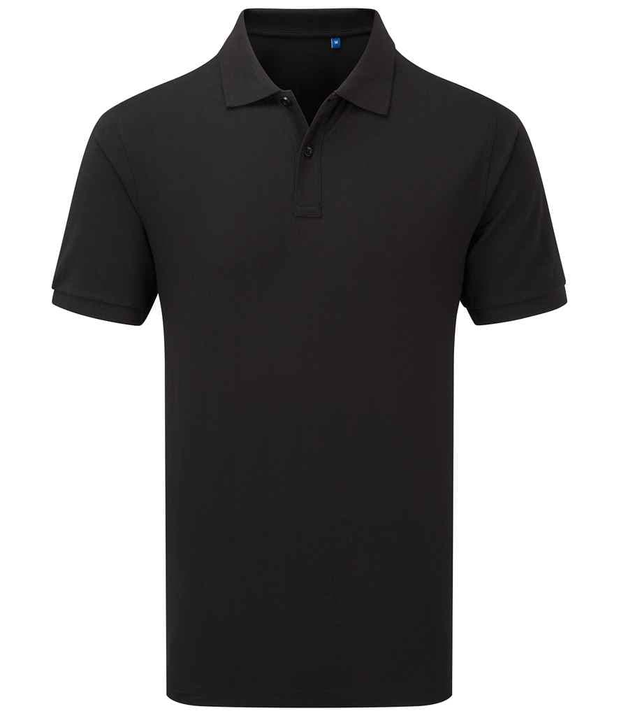 Premier Essential Unisex Polo Shirt, Black, view 1 of 1