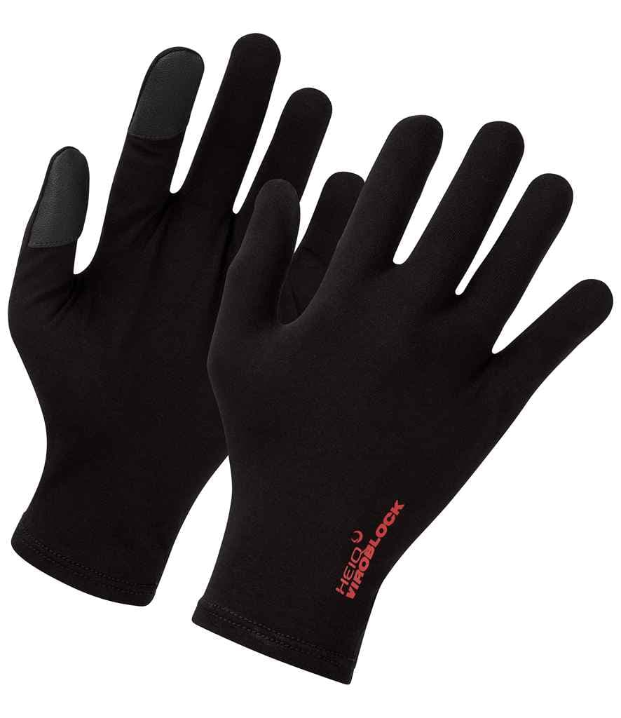 Premier HeiQ Viroblock Touch Gloves, Black, view 1 of 1