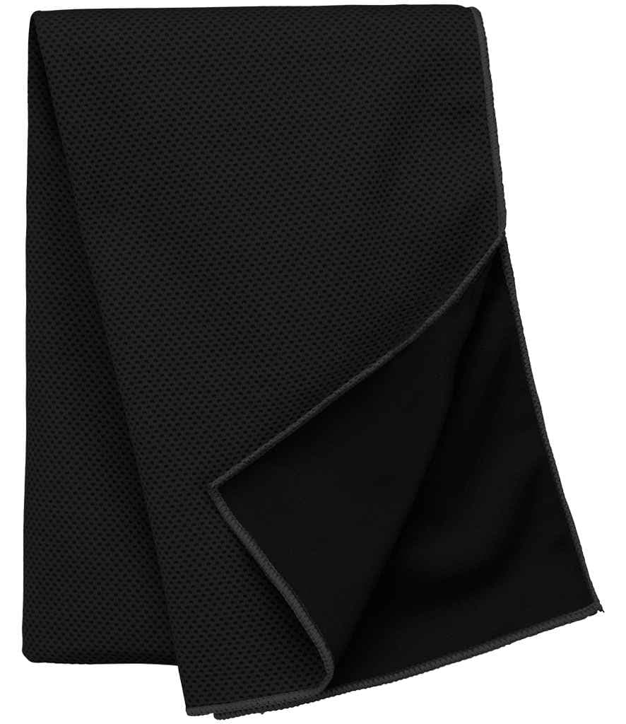 Proact Refreshing Sports Towel, Black, view 1 of 1
