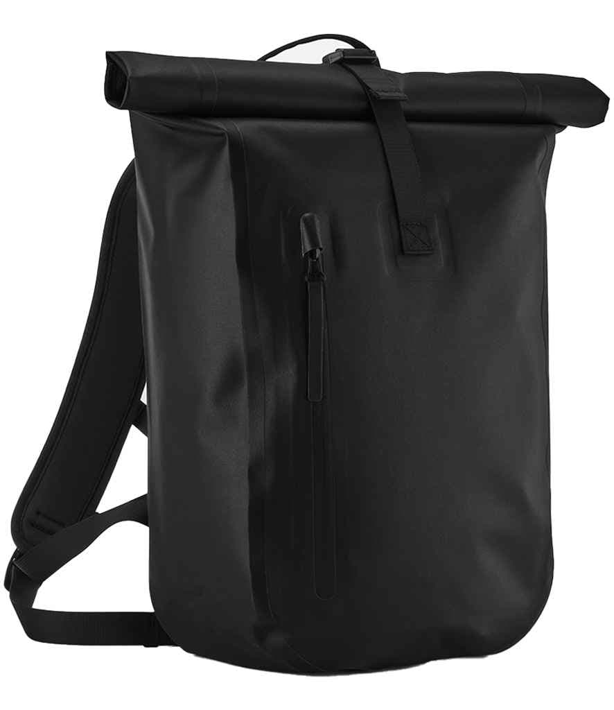 Quadra Waterproof Roll-Top Lite Backpack, Black, view 1 of 1