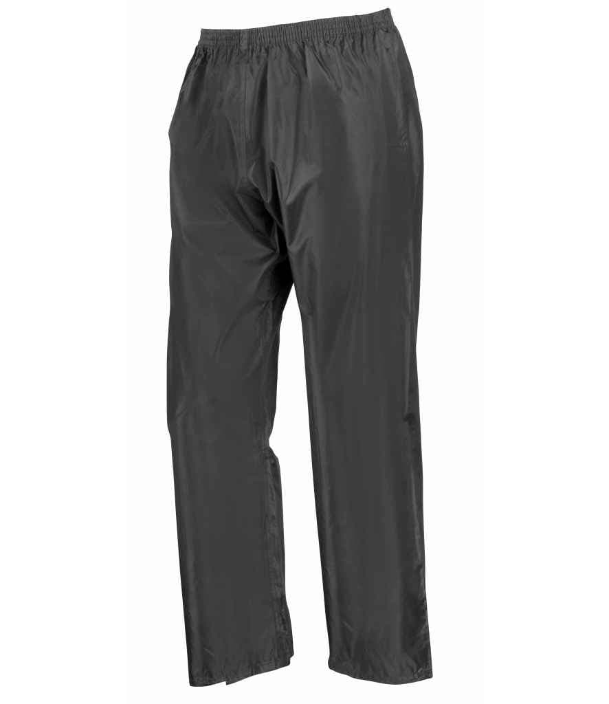 Result Waterproof Jacket/Trouser Suit in Carry Bag, Black, view 1 of 1