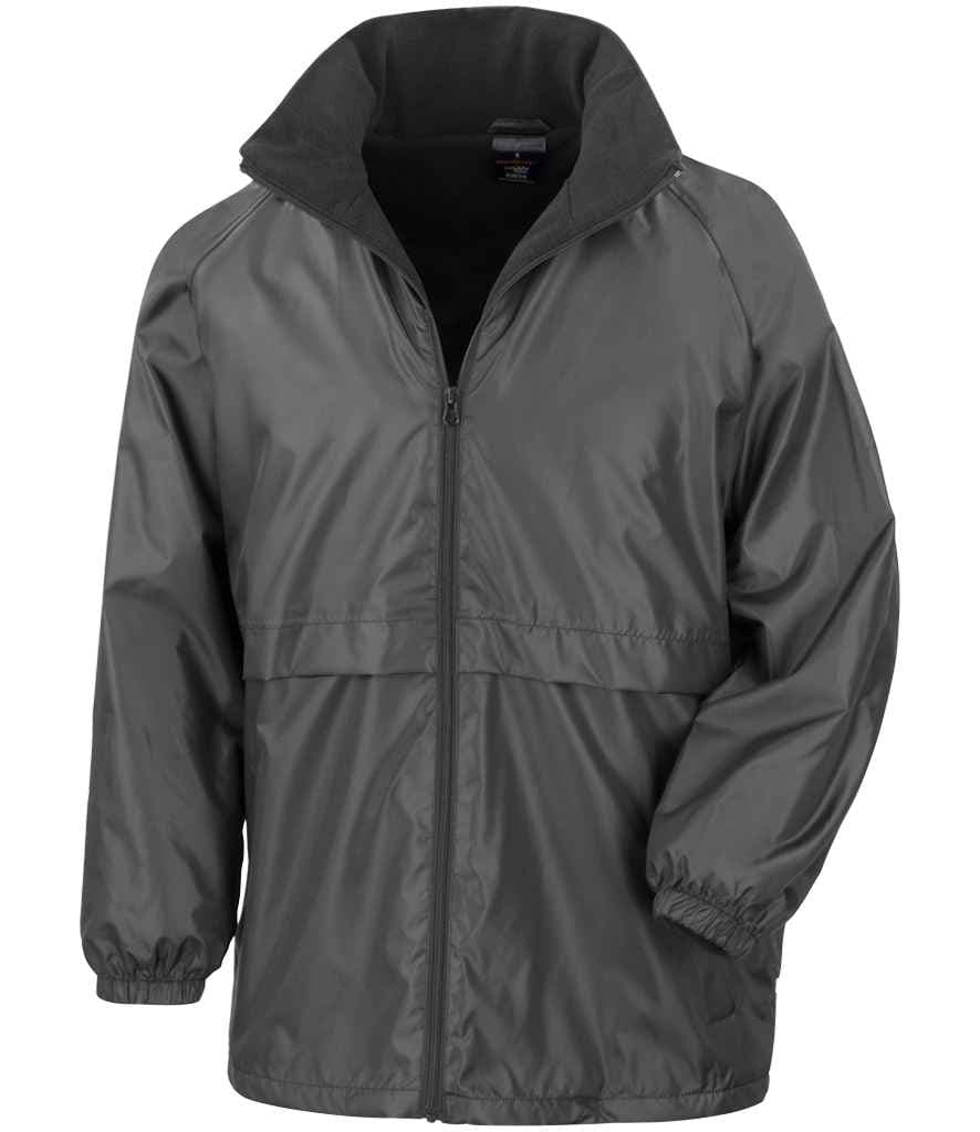 Result Core Micro Fleece Lined Jacket, Black, view 1 of 1