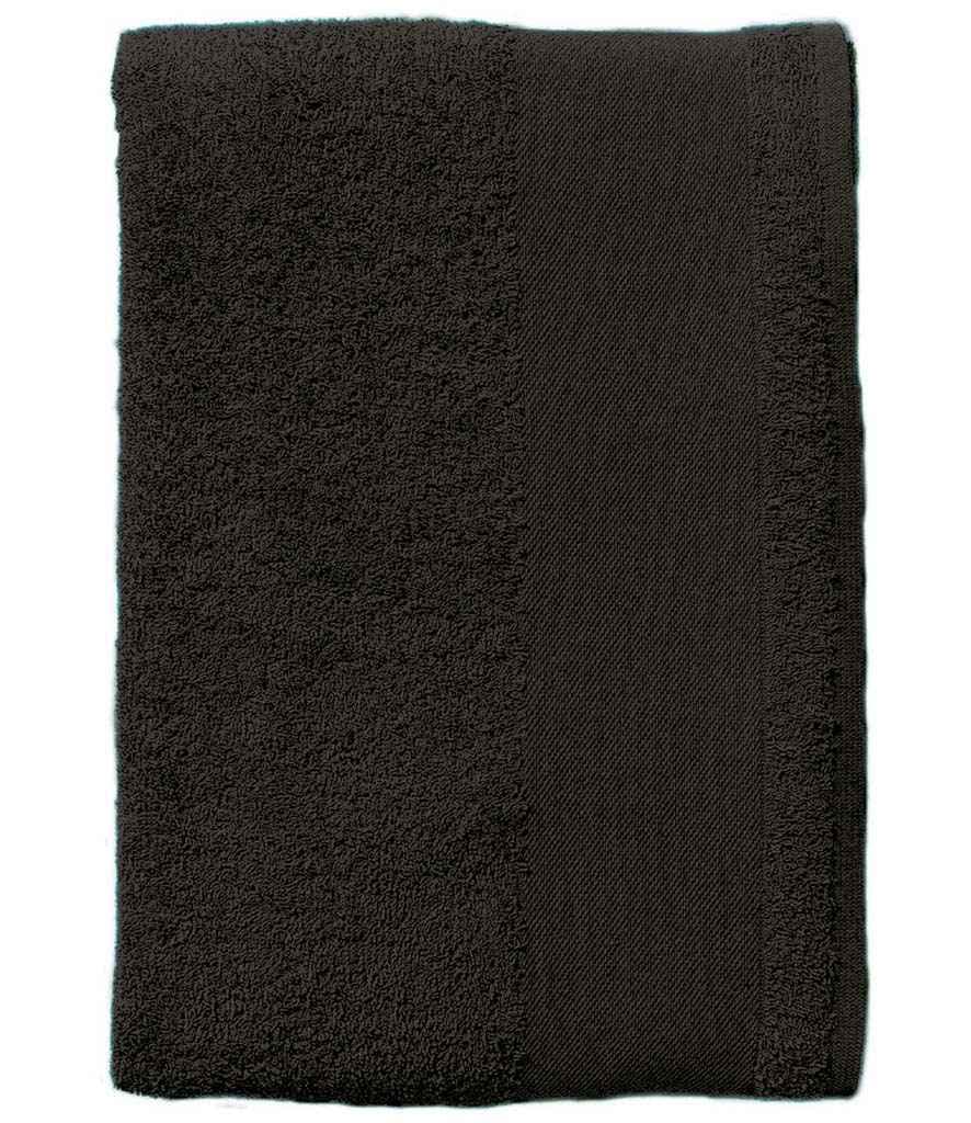 SOL'S Island 30 Guest Towel, Black, view 1 of 1