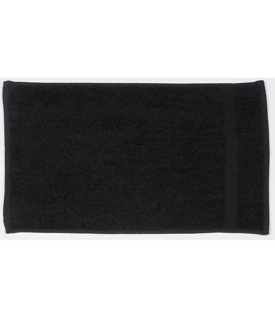 Towel City Luxury Guest Towel, Black, view 1 of 1