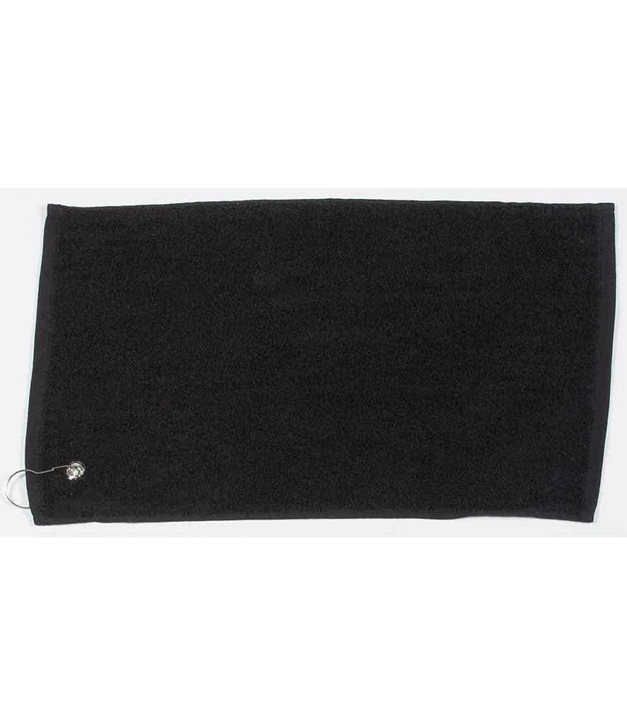 Towel City Luxury Golf Towel, Black, view 1 of 1