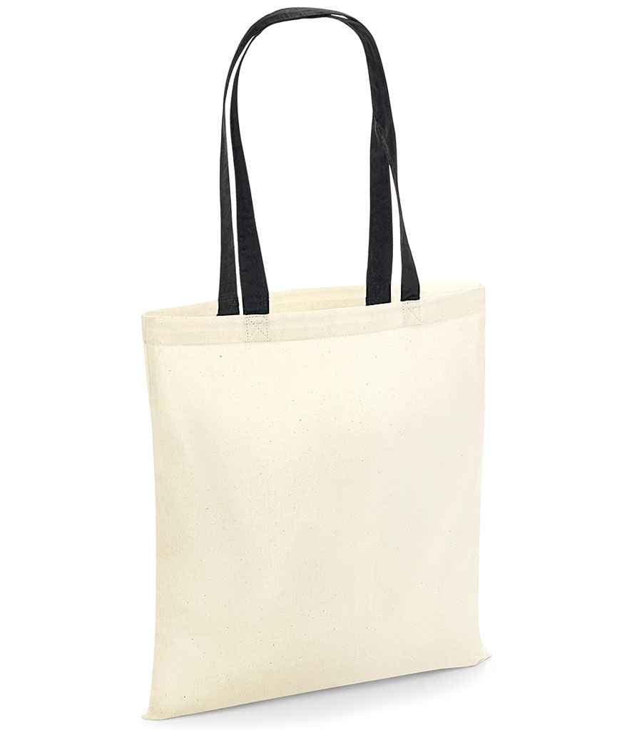 Westford Mill Bag For Life - Contrast Handles, Natural/Black, view 1 of 1