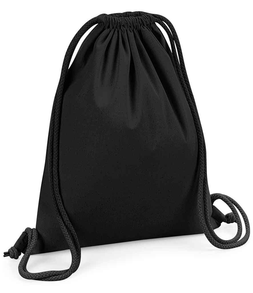 Westford Mill Organic Premium Cotton Gymsac, Black, view 1 of 1