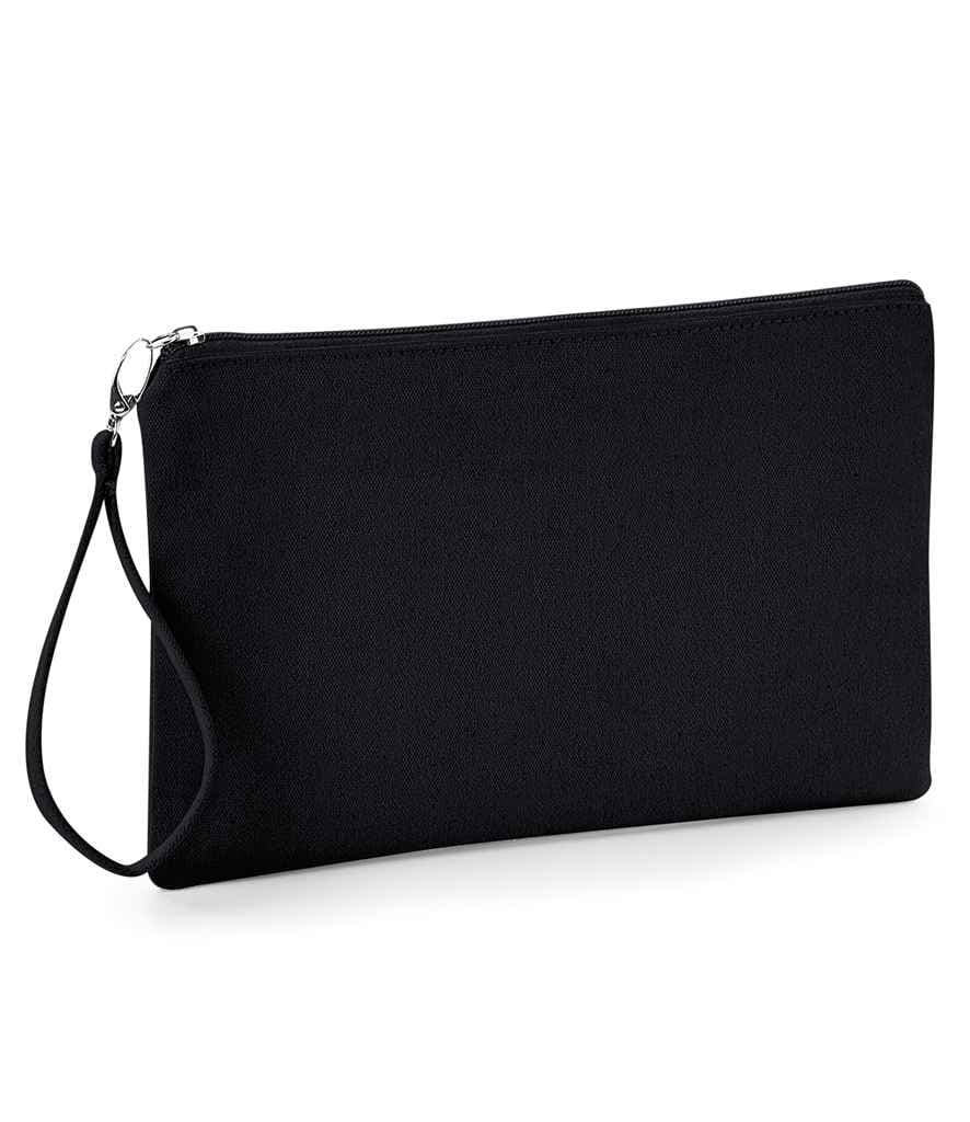 Westford Mill Canvas Wristlet Pouch, Black/Black, view 1 of 1