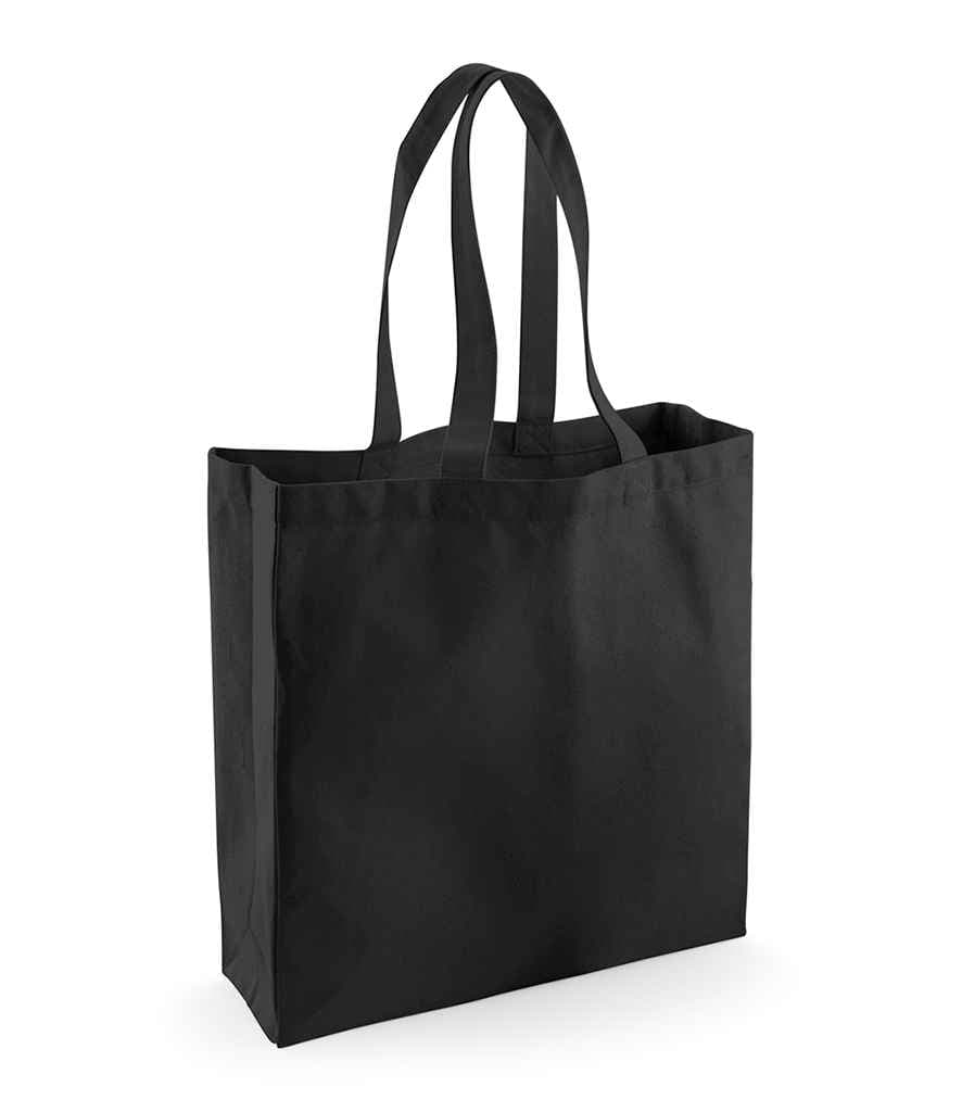 Westford Mill Fairtrade Cotton Classic Shopper, Black, view 1 of 1