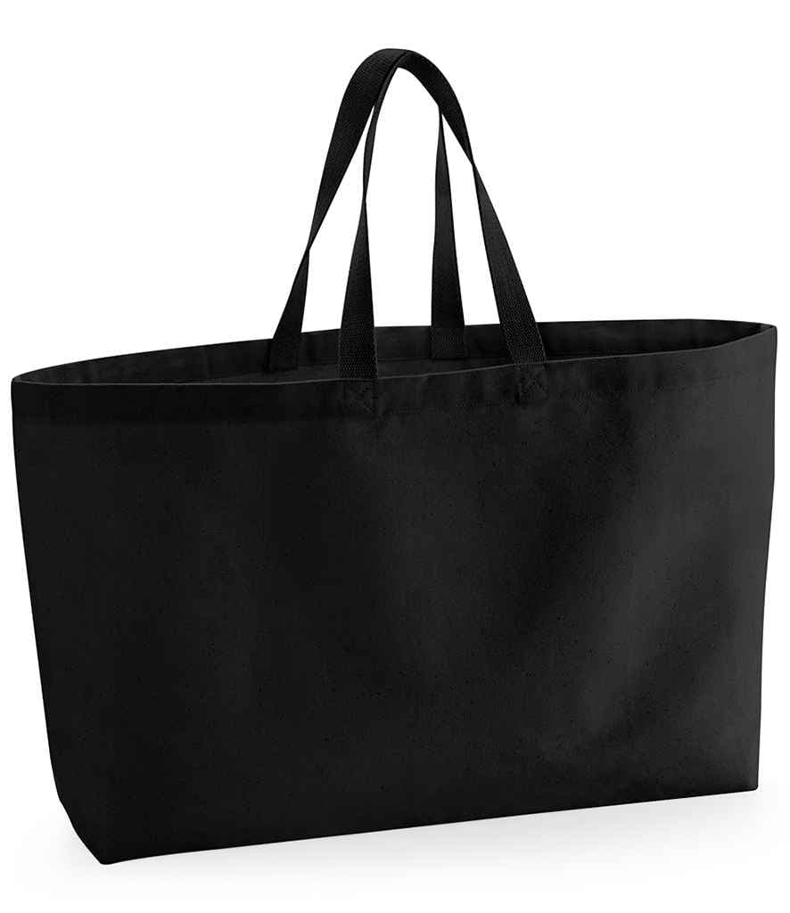 Westford Mill Oversized Canvas Tote Bag, Black, view 1 of 1