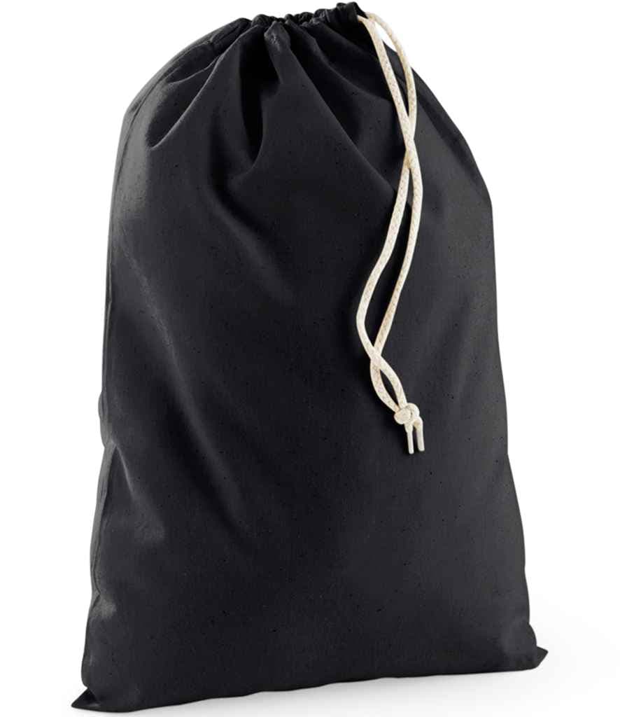 Westford Mill Recycled Cotton Stuff Bag, Black, view 1 of 1